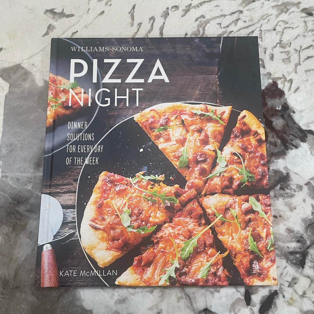 Williams Sonoma Pizza Night Cookbook - Black and Brown Cover
